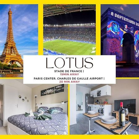 Le Lotus - Self Checkin - 20Min From Paris - Free Parking Around Apartment ดร็องซี ภายนอก รูปภาพ
