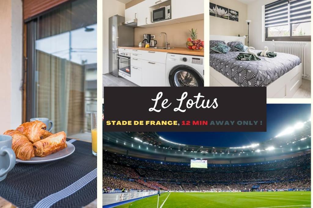 Le Lotus - Self Checkin - 20Min From Paris - Free Parking Around Apartment ดร็องซี ภายนอก รูปภาพ