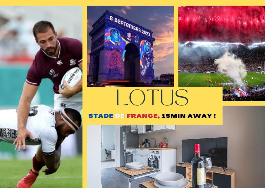 Le Lotus - Self Checkin - 20Min From Paris - Free Parking Around Apartment ดร็องซี ภายนอก รูปภาพ